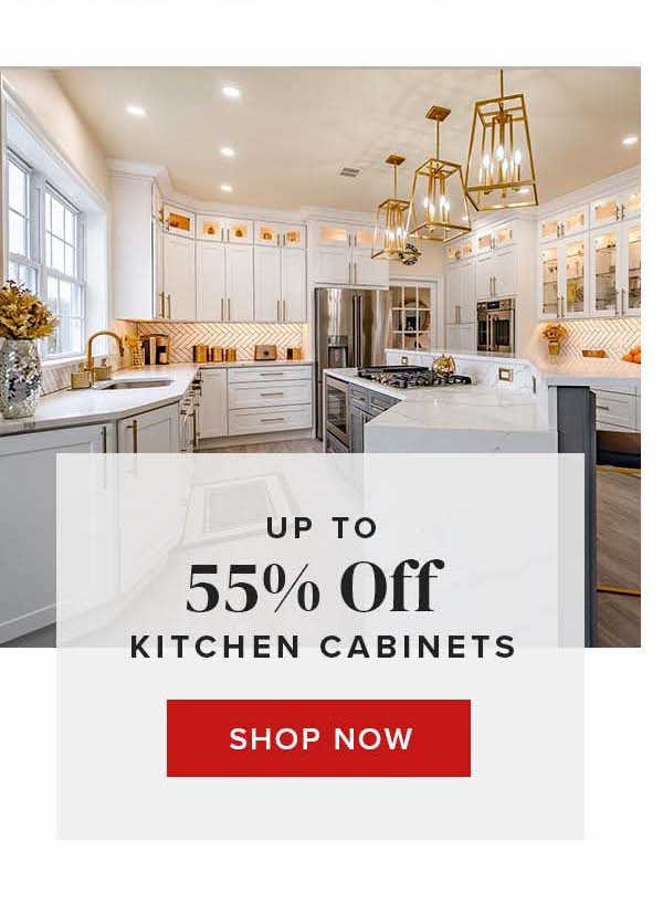 Up To 55% Off Kitchen Cabinets