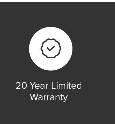 20 Year Limited Warranty
