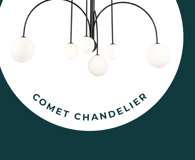 Best-selling Suspensions | Colorful, classic, and oh so crowd-pleasing, these best-selling chandeliers and pendants have that certain je ne sais quoi. | Shop Comet Chandelier