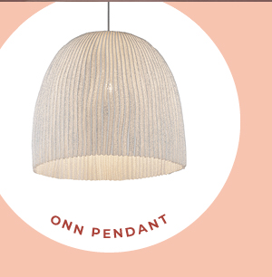 Memorial Day Sale | Best Of | On-sale fixtures and fans with that little something extra. | Shop Onn Pendant
