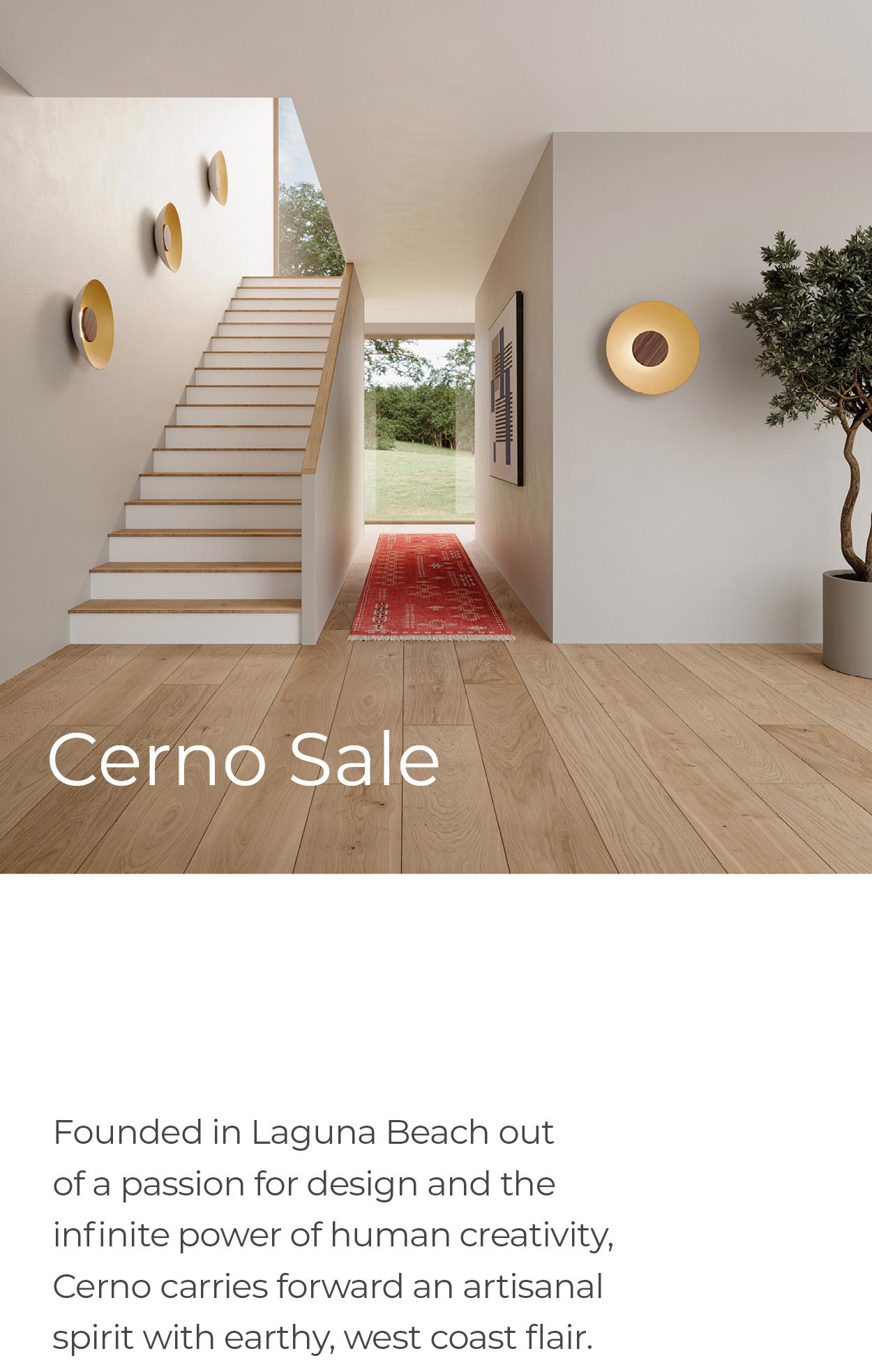 Cerno Sale | Founded in Laguna Beach out of a passion for design and the infinite power of human creativity, Cerno carries forward an artisanal spirit with earthy, west coast flair. | On sale for a limited time. | Shop