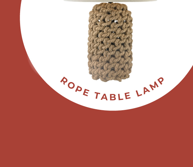 Shop Rope Table Lamp