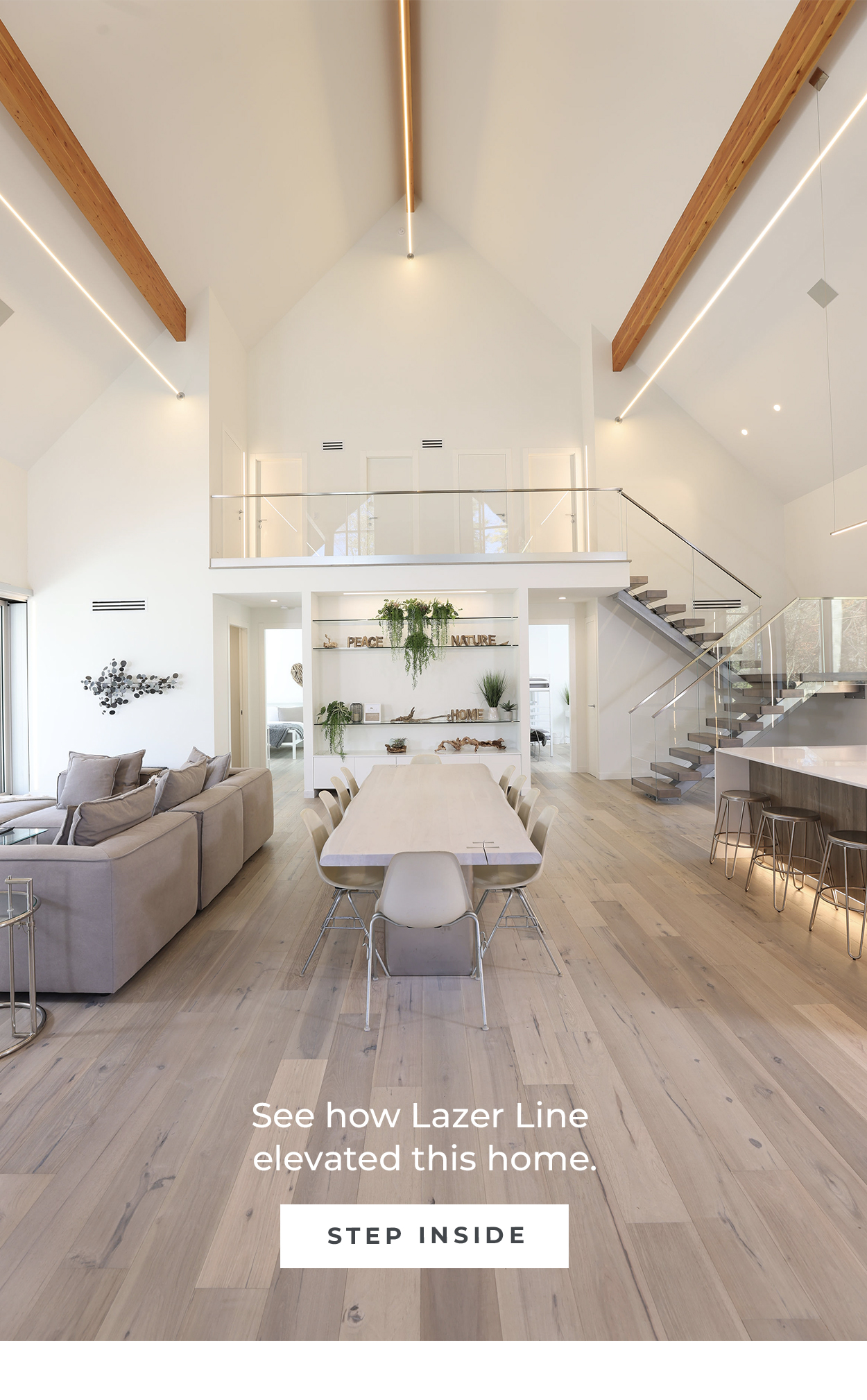 See how Lazer Line elevated this newly constructed vacation home. | Step Inside