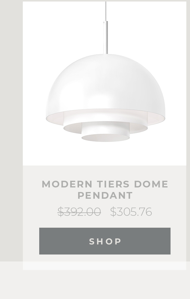 Modern Tiers Dome Pendant