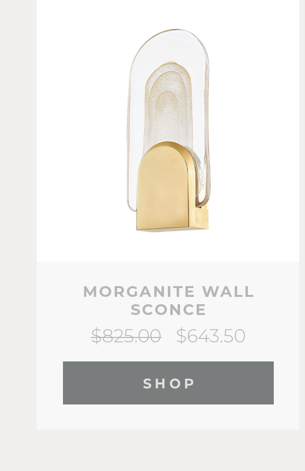 Morganite Wall Sconce