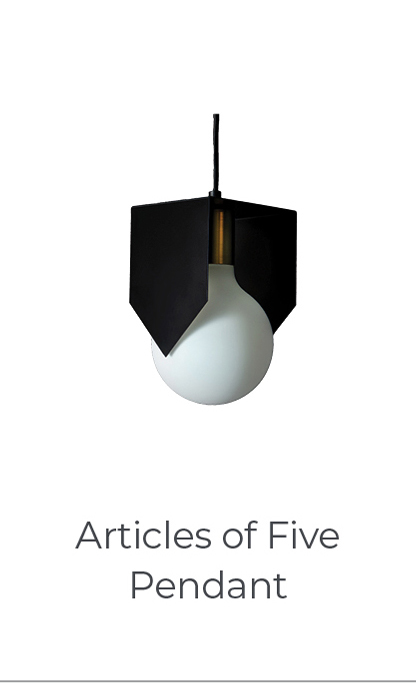 Articles of Five Pendant