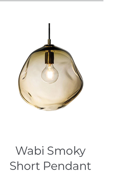 Wabi Smoky Short Pendant