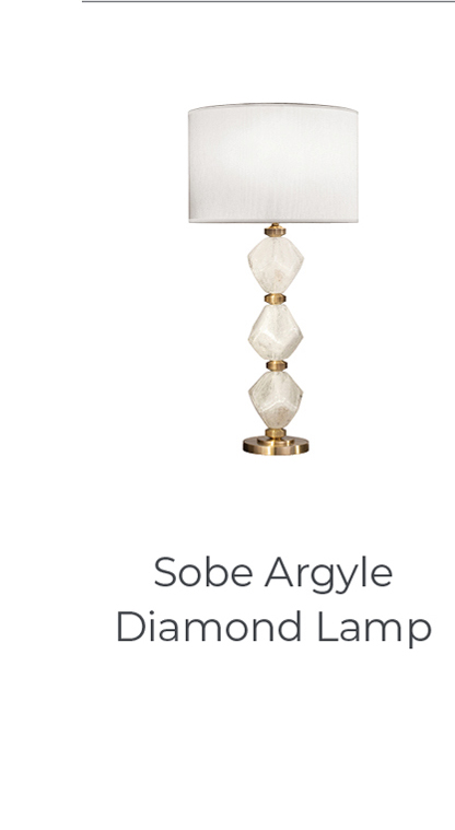 Sobe Argyle Diamond Table Lamp