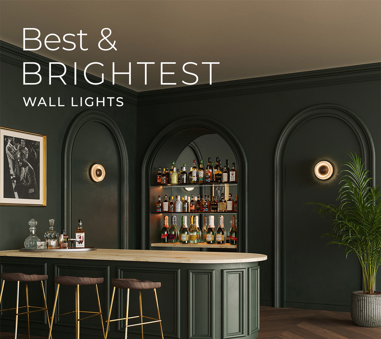 Best & BRIGHTEST: Wall Lights | From handblown glass to organic stone finishes, discover wall lights that bring warmth, texture, and timeless charm to any room. | Shop