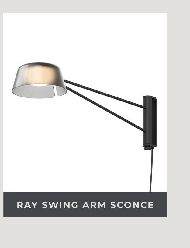 Ray Swing Arm Plug-In Wall Sconce