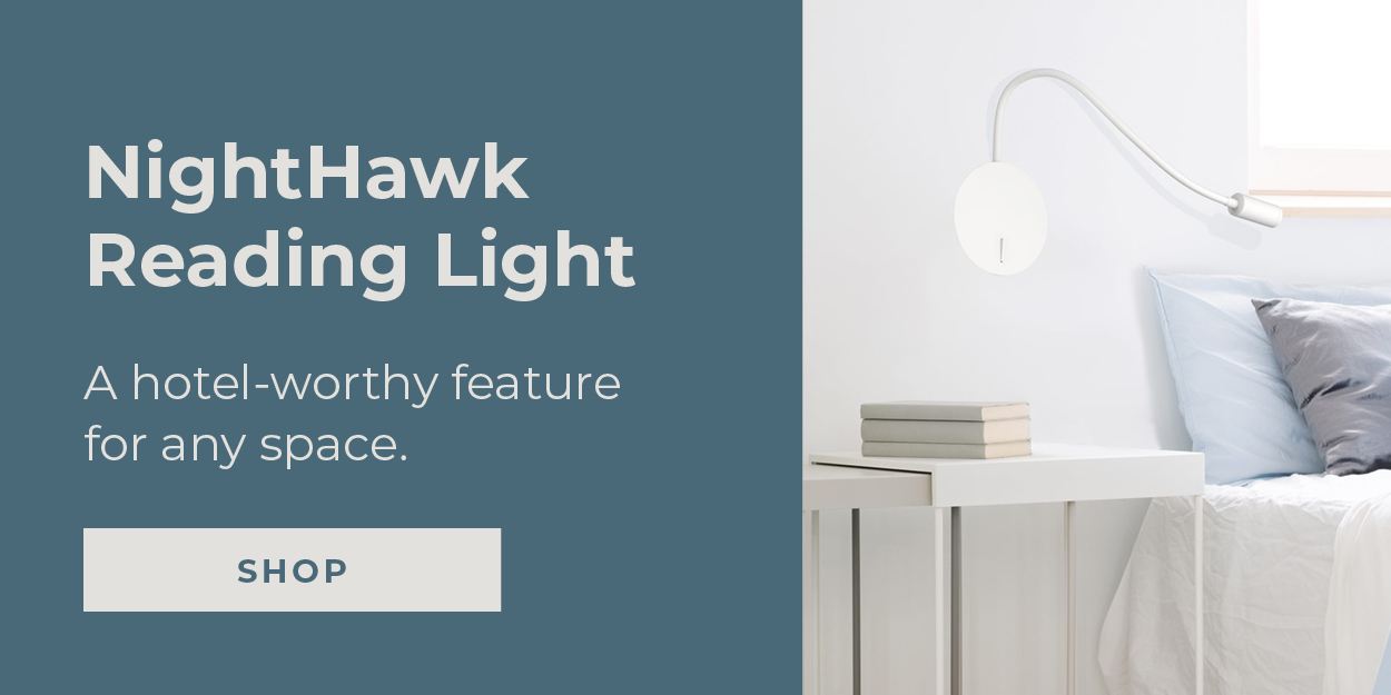 NightHawk Reading Light | A hotel-worthy feature for any space.