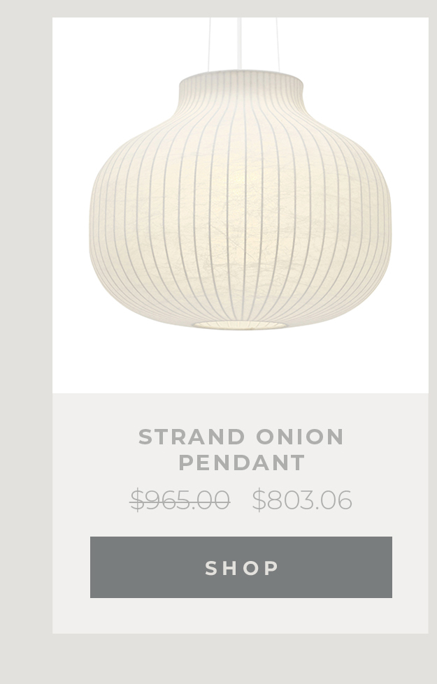 Strand Onion Pendant