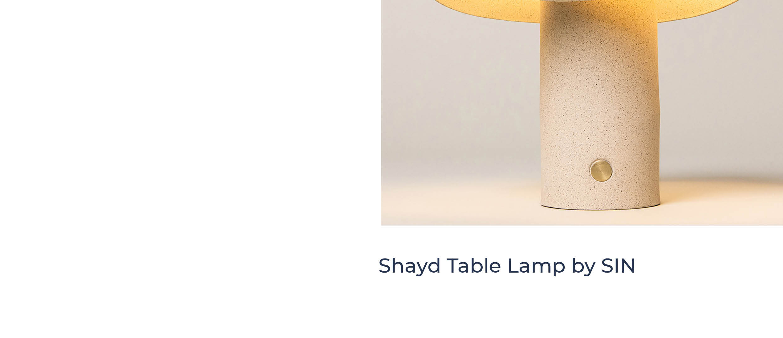 Shayd Table Lamp by SIN
