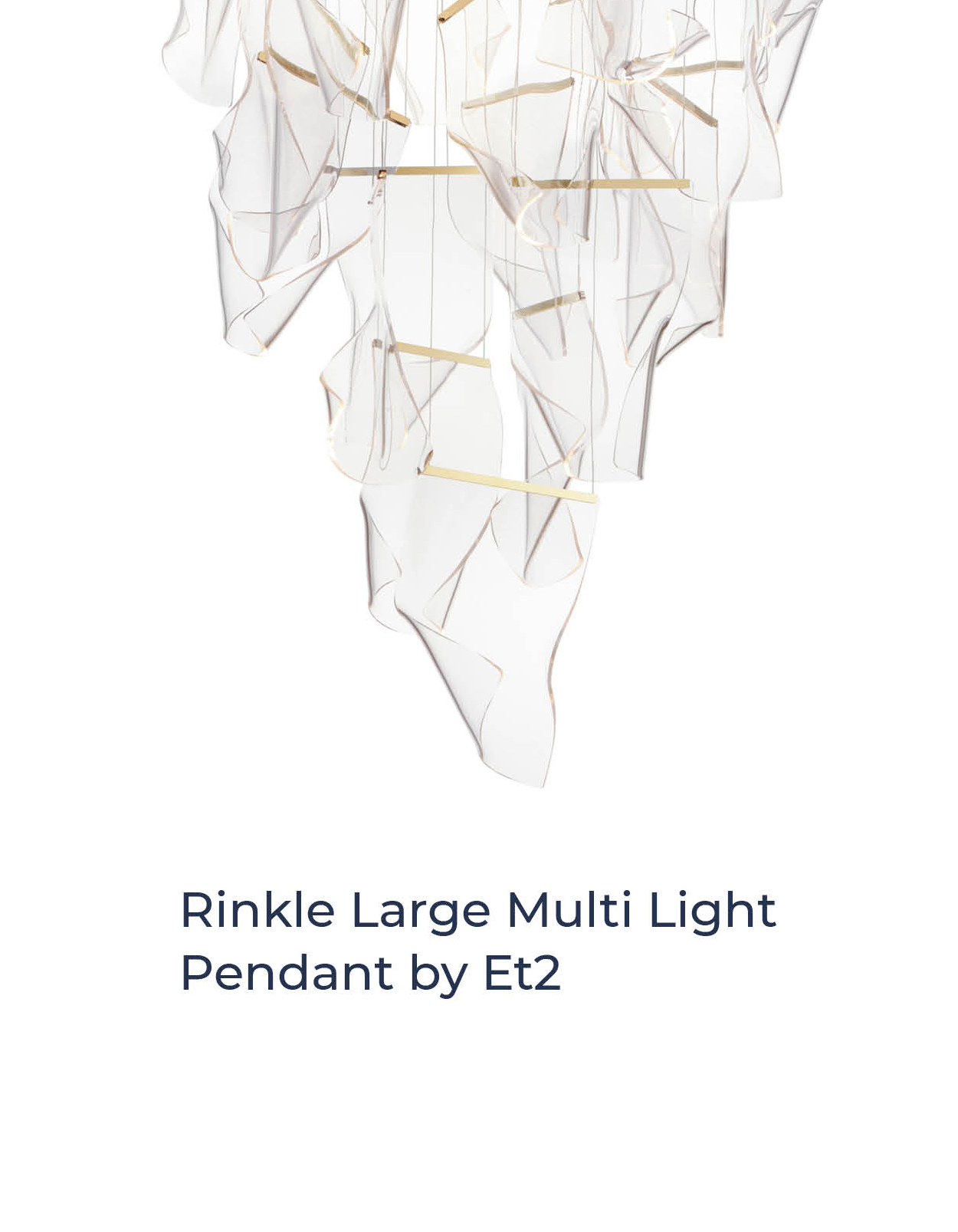 Rinkle Large Multi Light Pendant by Et2