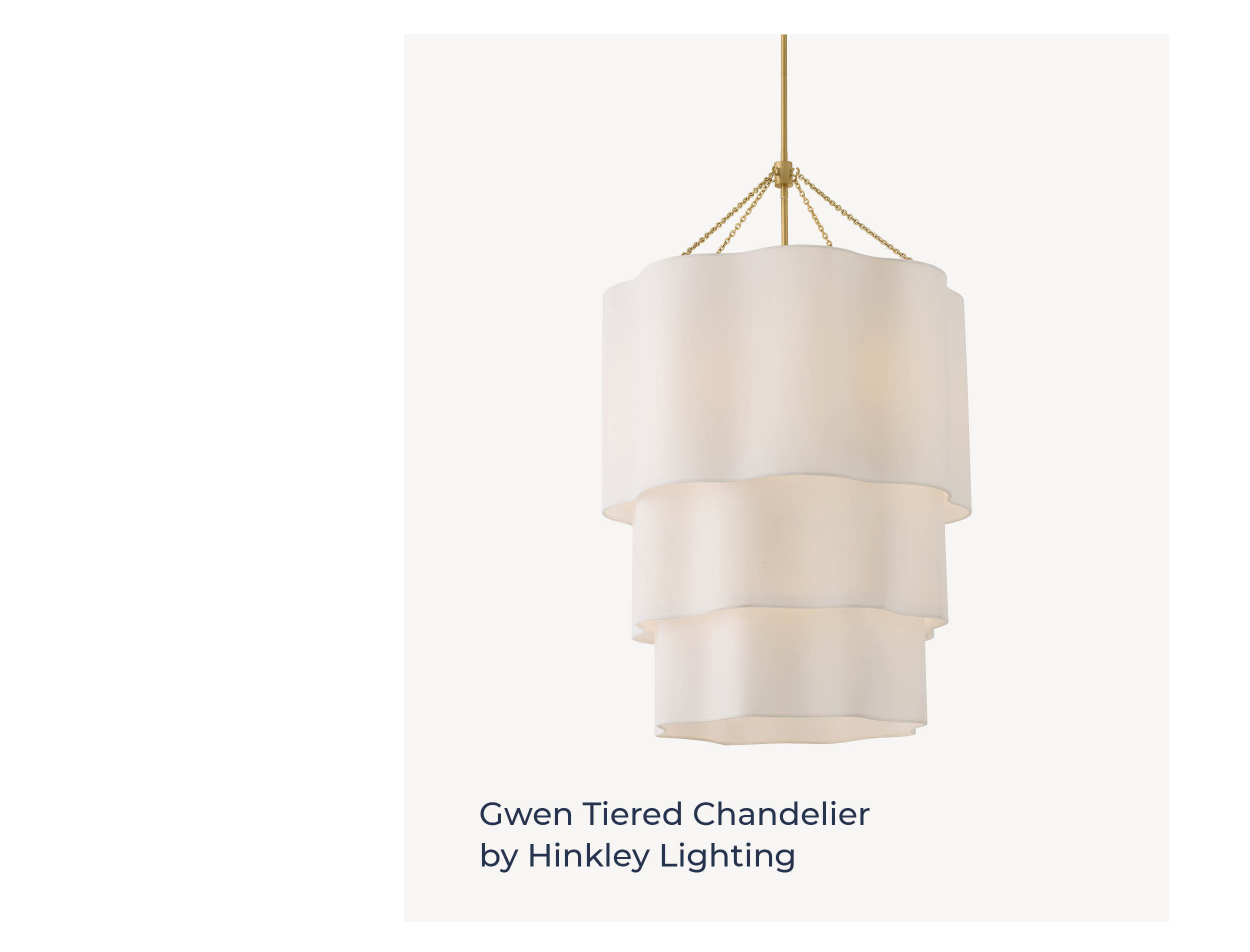 Gwen Tiered Chandelier by Hinkley Lighting