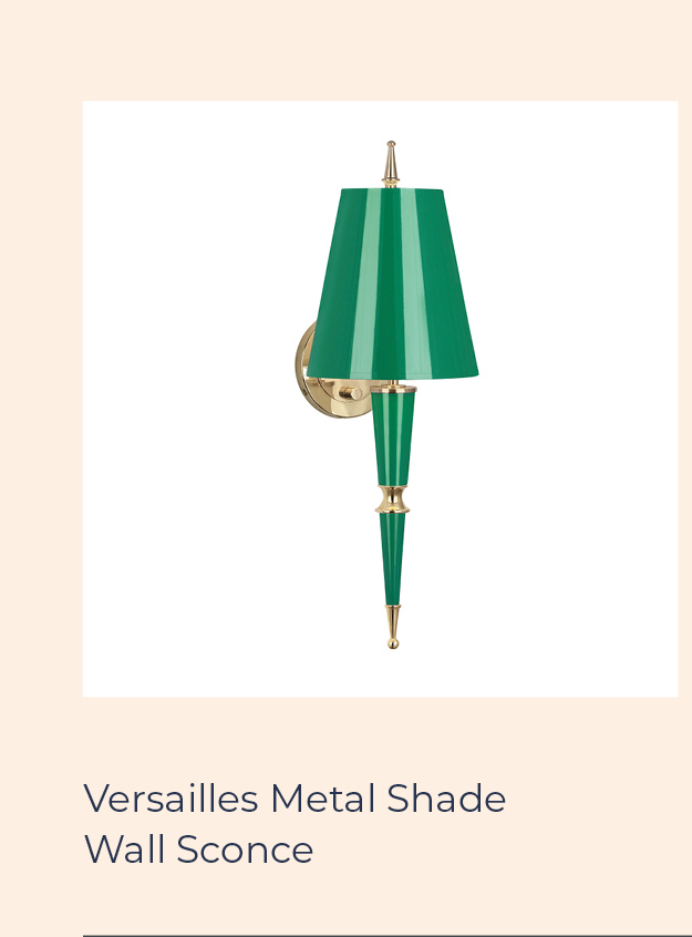 Versailles Metal Shade Wall Sconce