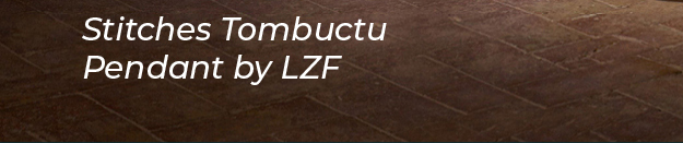 Stitches Tombuctu Pendant by LZF