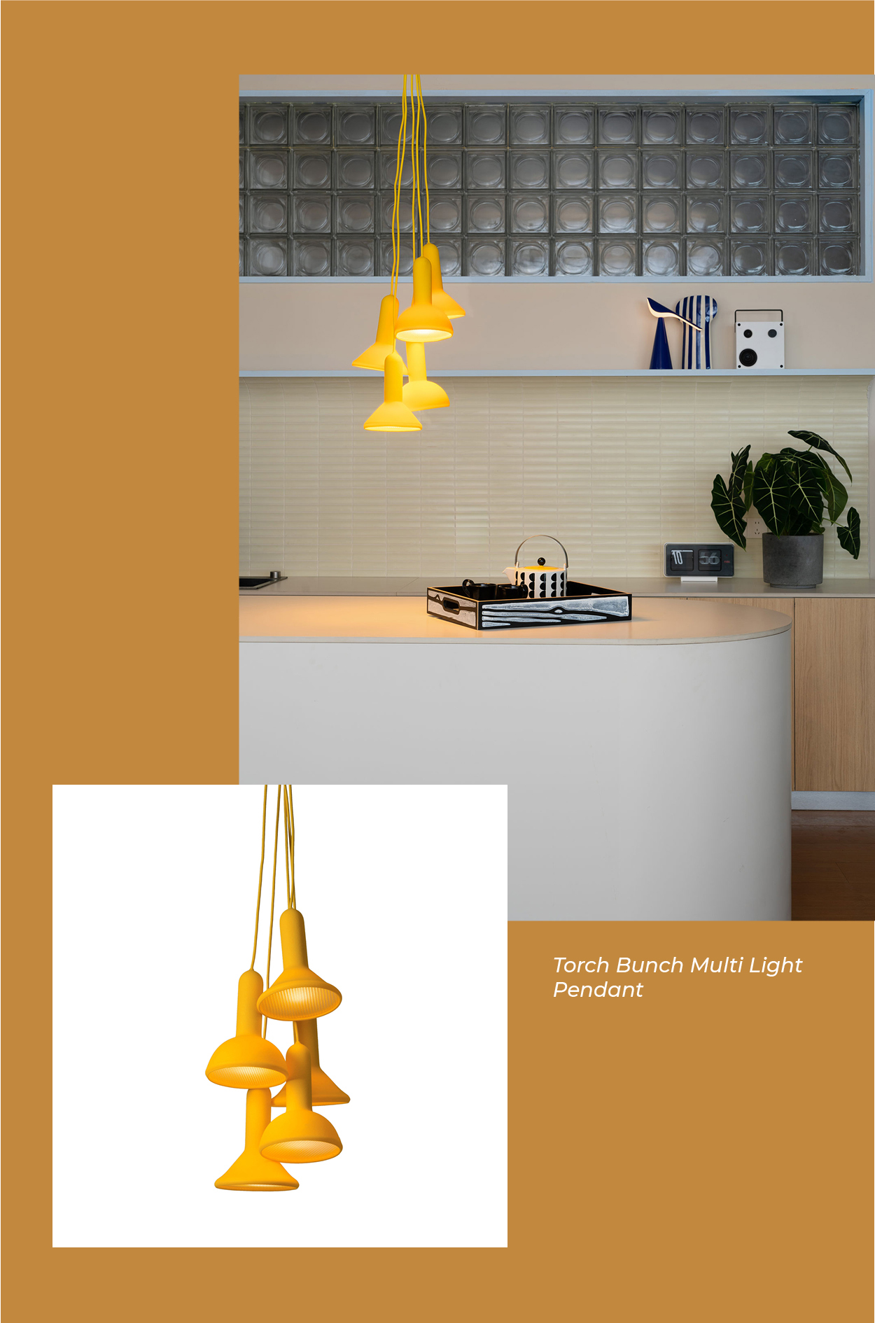 Torch Bunch Multi Light Pendant