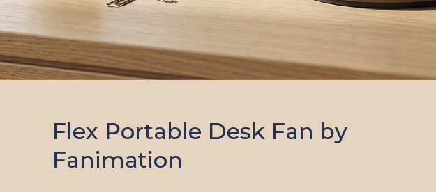 Flex Portable Desk Fan by Fanimation
