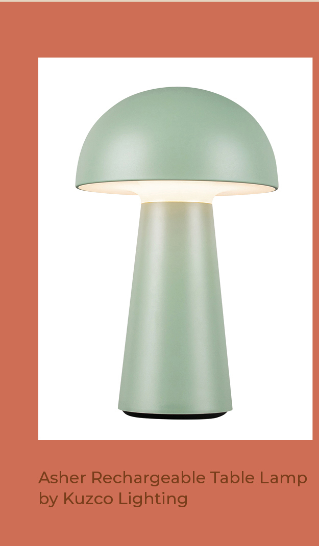 Asher Rechargeable Table Lamp by Kuzco Lighting