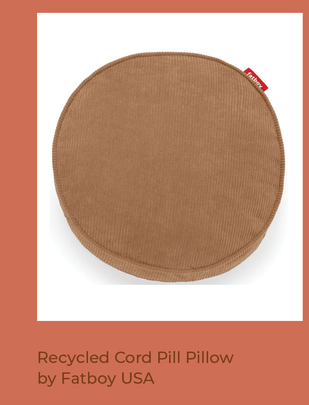Recycled Cord Pill Pillow by Fatboy USA