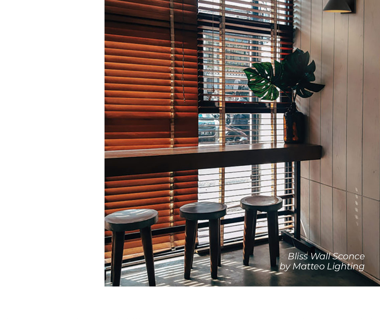 Bliss Wall Sconce by Matteo Lighting