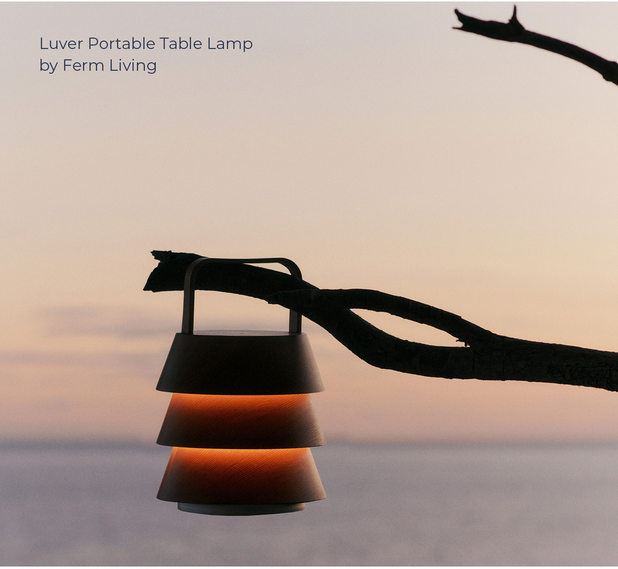 Luver Portable Table Lamp by Ferm Living