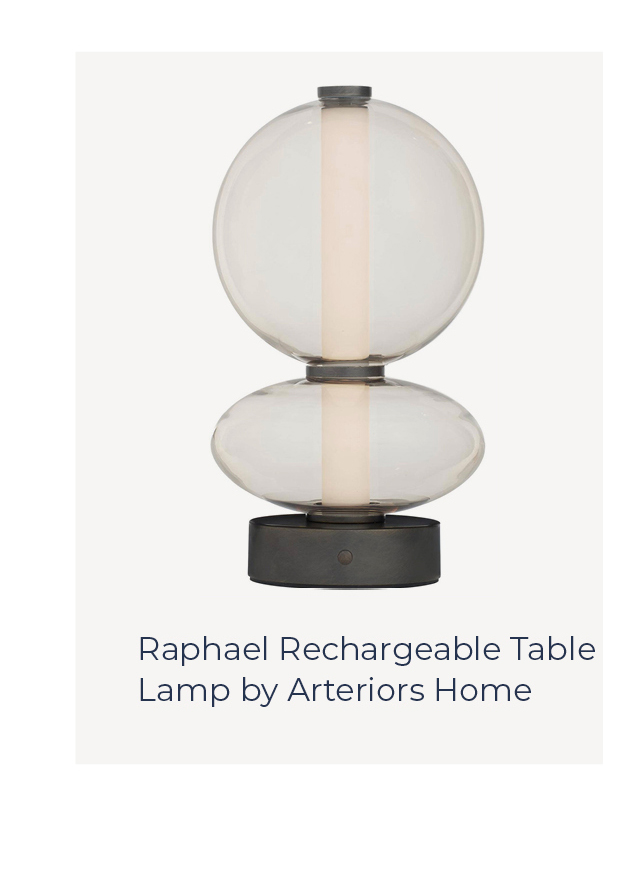 Raphael Rechargeable Table Lamp by Arteriors Home
