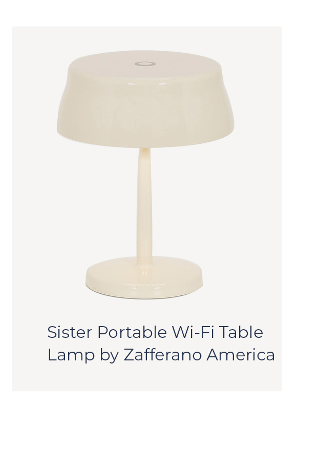 Sister Portable Wi-Fi Table Lamp by Zafferano America