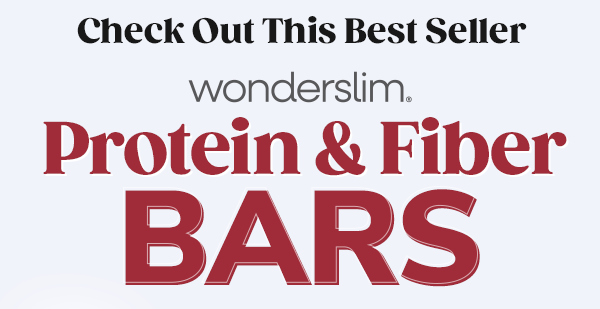 Check Out This Best Seller | Wonderslim Protein & Fiber Bars