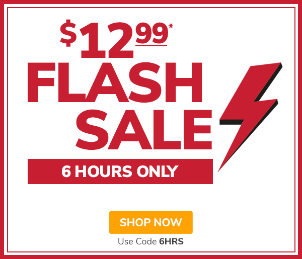$12.99 FLASH SALE // 6 HOURS ONLY // Use Coupon 6HRS