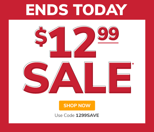 $12.99 Sale* Ends Today >> Use Coupon 1299SAVE