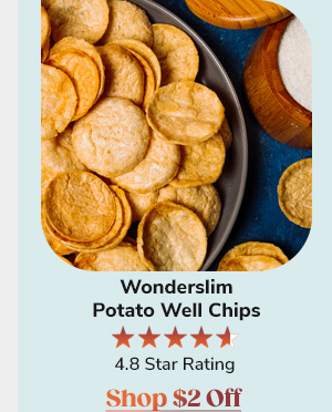 Wonderslim Potato Well Chips 4.8 star rating Shop $2 Off