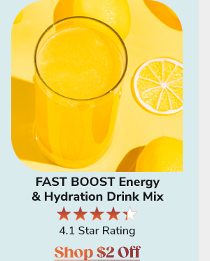 Wonderslim FAST BOOST Energy & Hydration Drink Mix 4.1 star rating Shop $2 Off