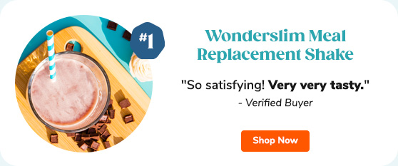 1. Wonderslim Meal Replacement Shake "So satisfying! Very very tasty." - Verified Buyer Shop Now >>