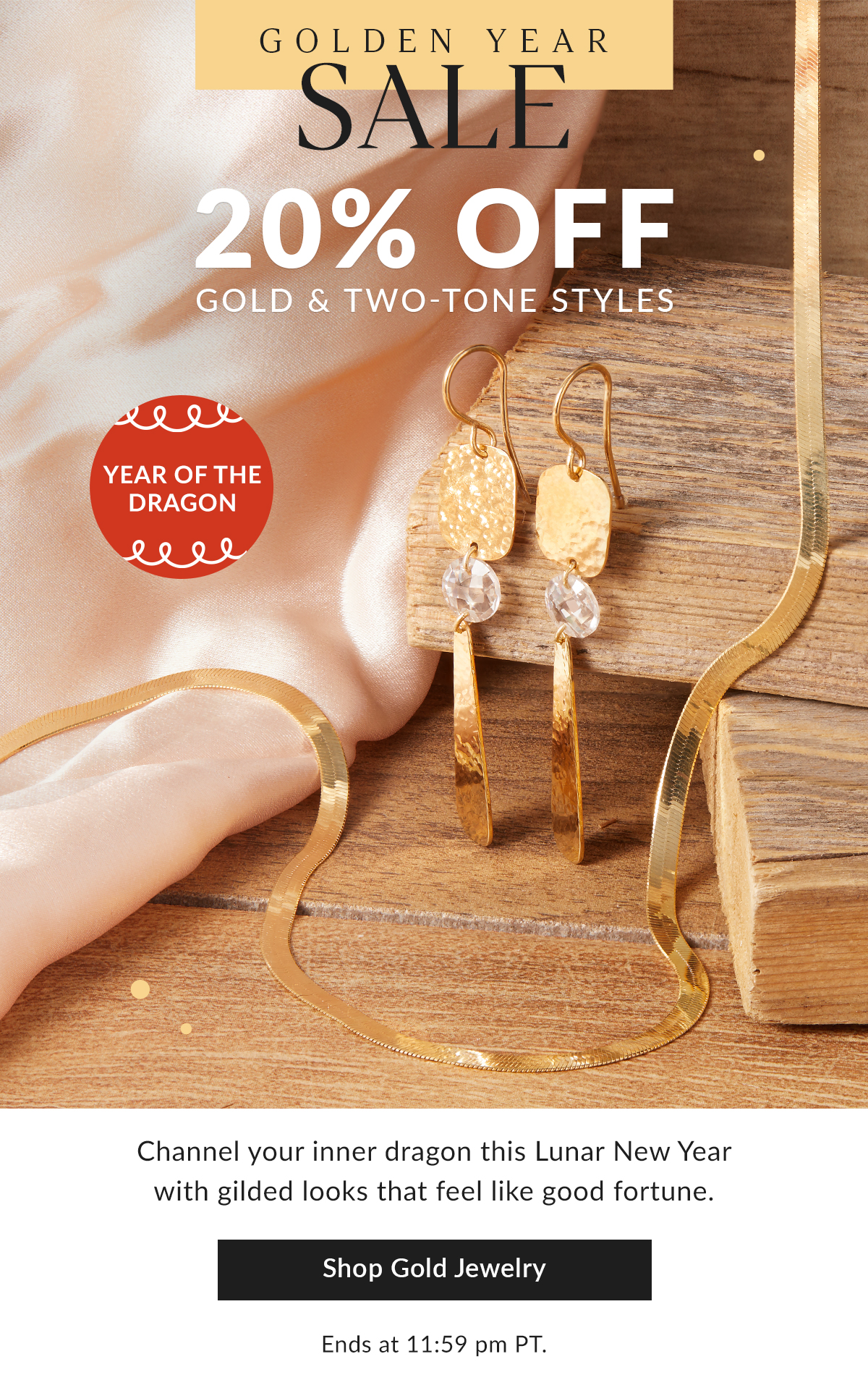 20% off Gold & Two-Tone Styles