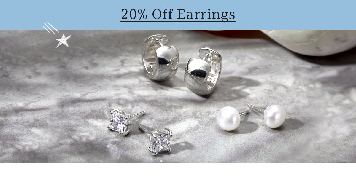 20% Off Earrings