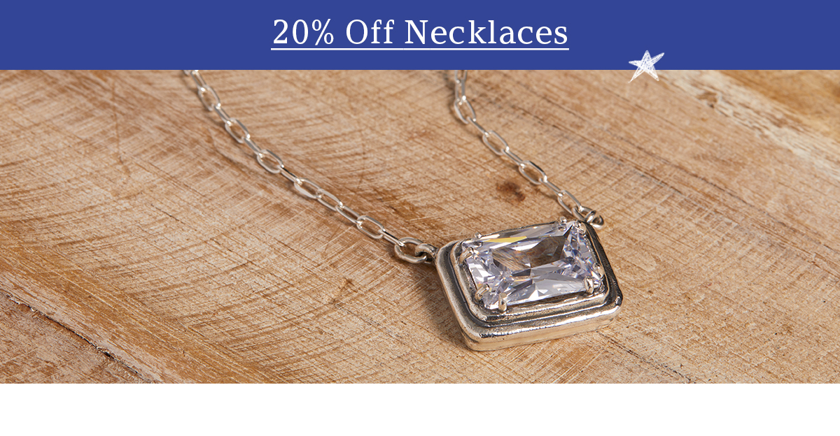 20% Off Necklaces