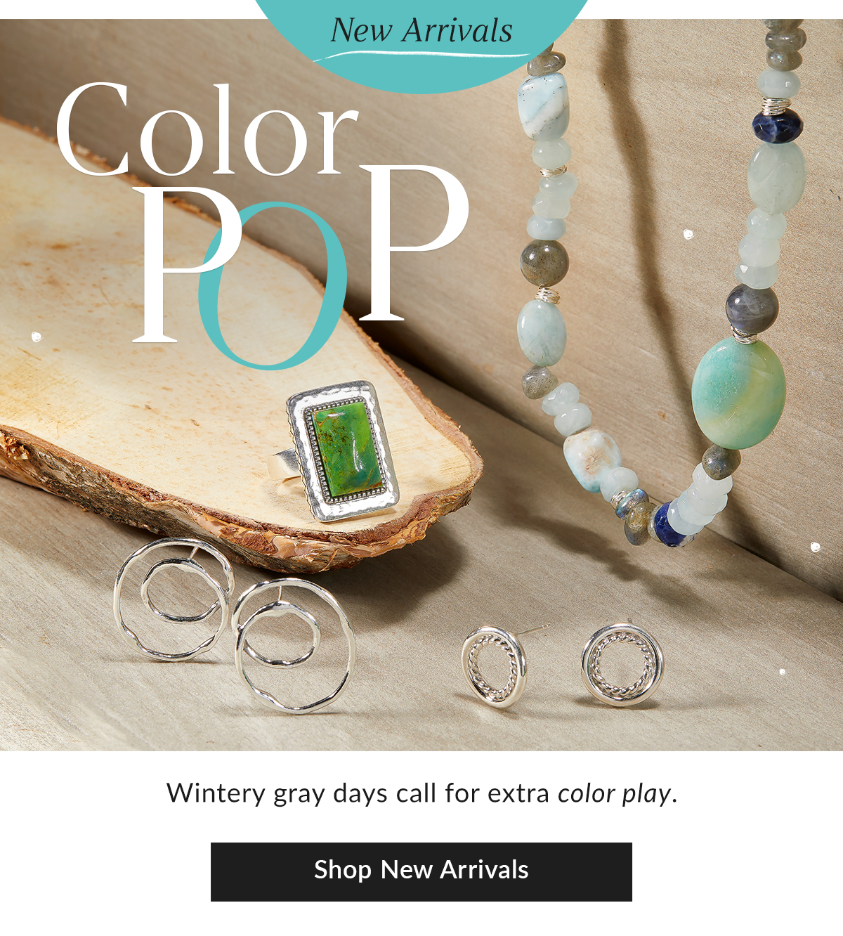 New Arrivals: Colored Turquoise