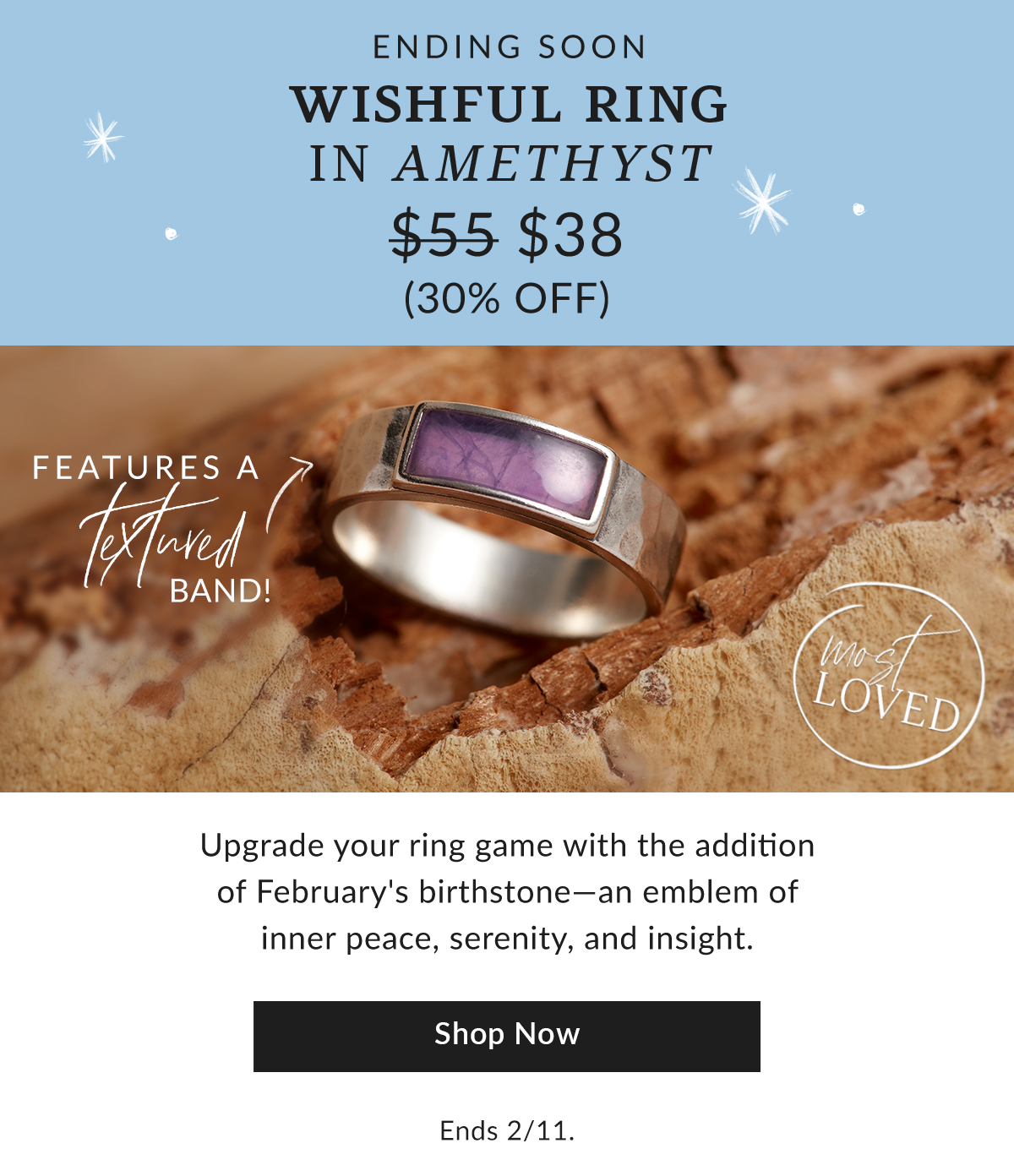 Most Loved: Wishful Ring Amethyst