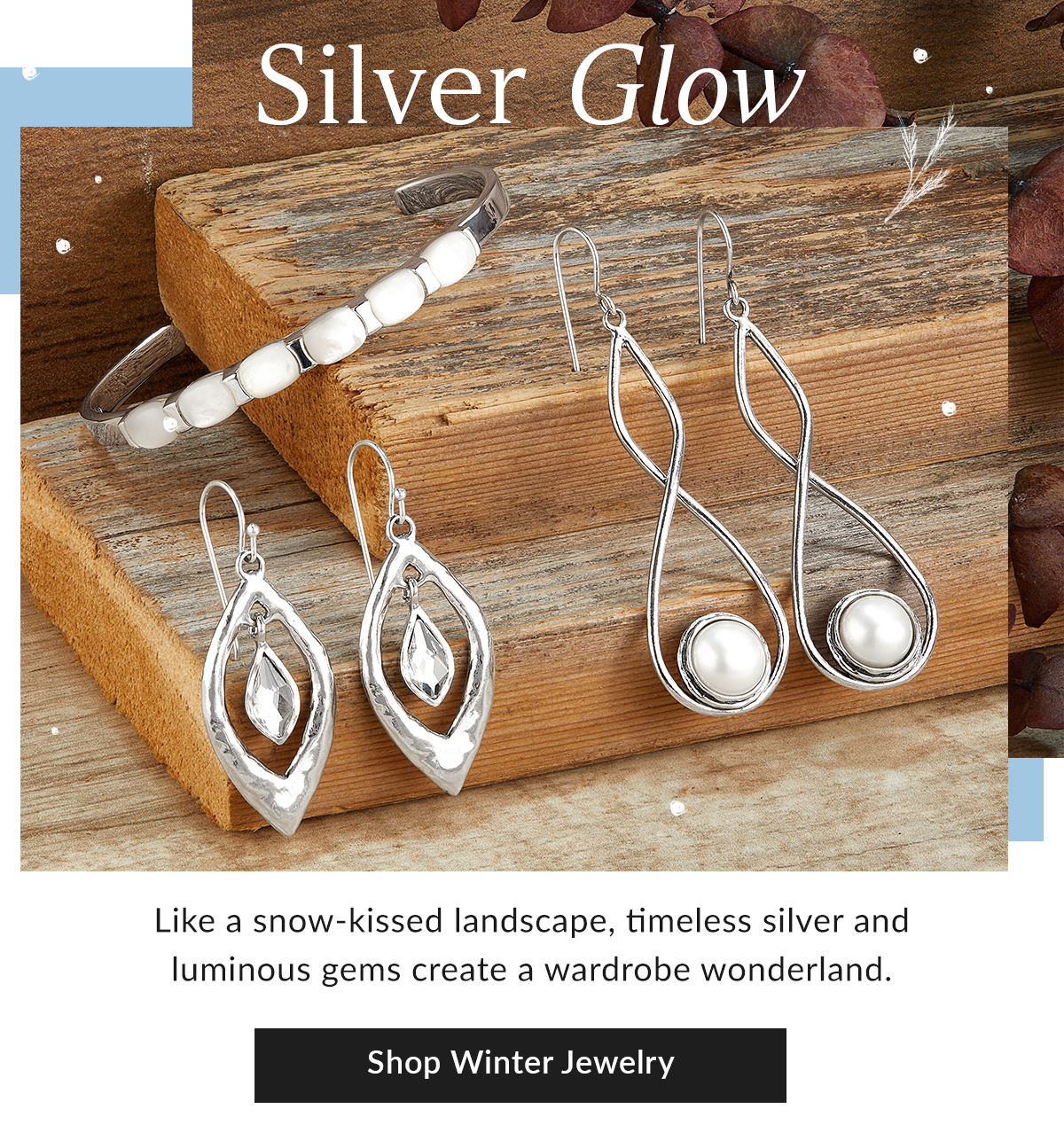Silver Glow: Shop Winter Jewelry