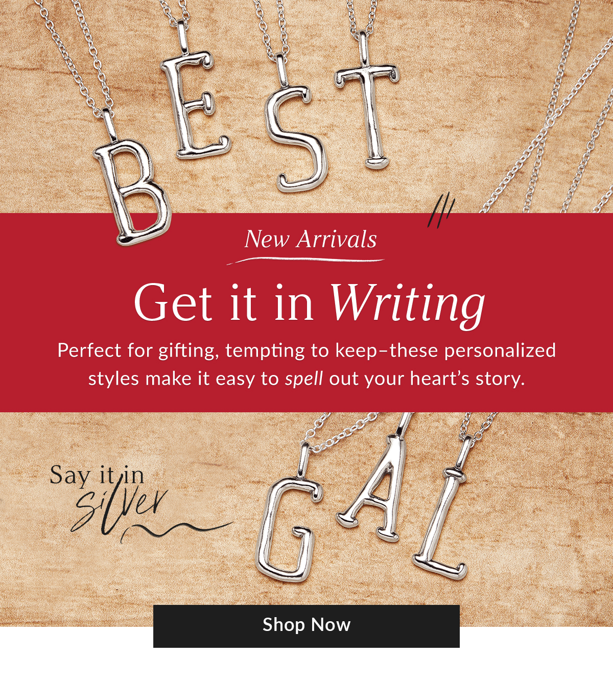 New Arrivals: Initial Styles