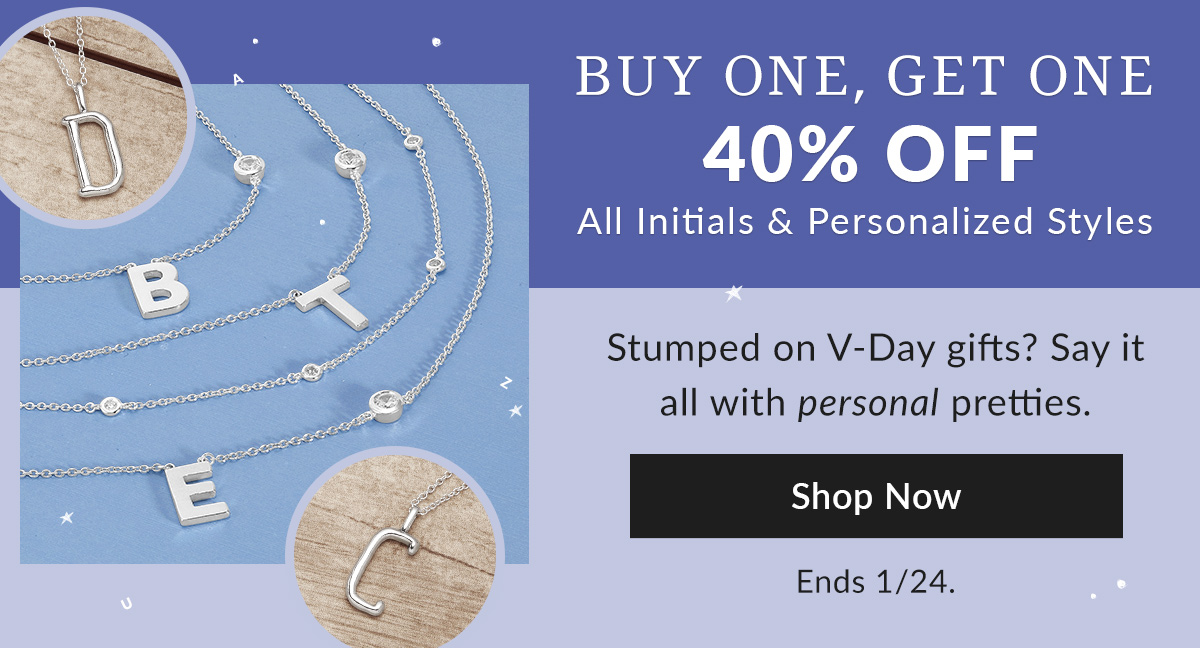 BOGO 40% Off Personalized