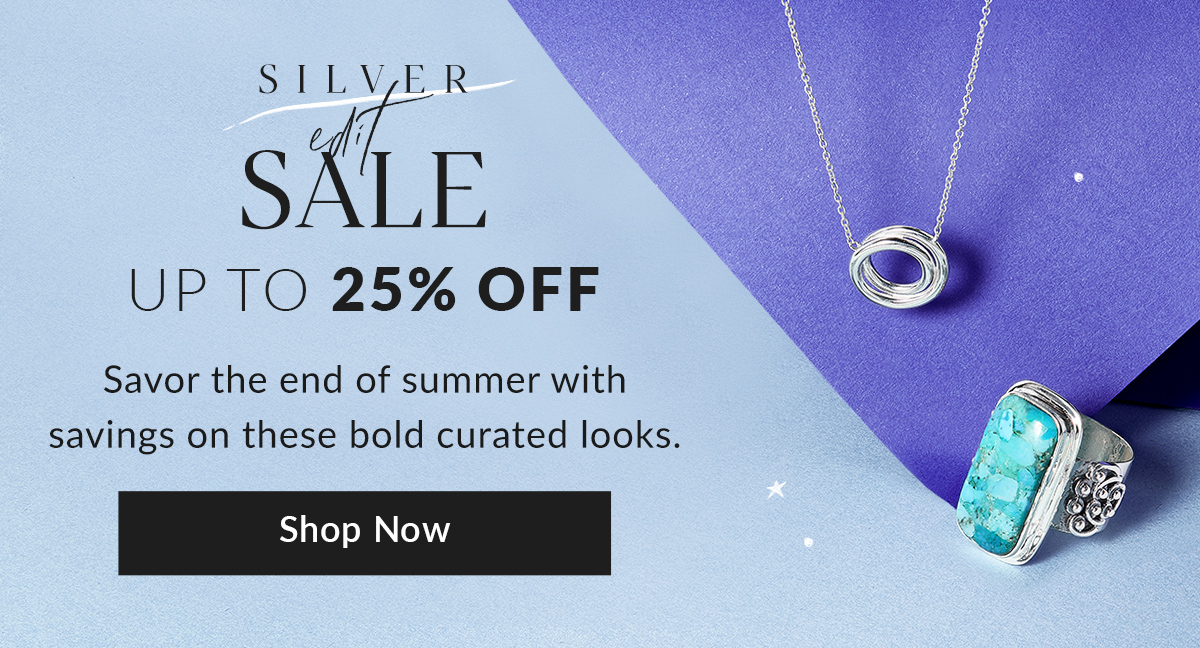 Shop this Month's Silver Edit on SALE