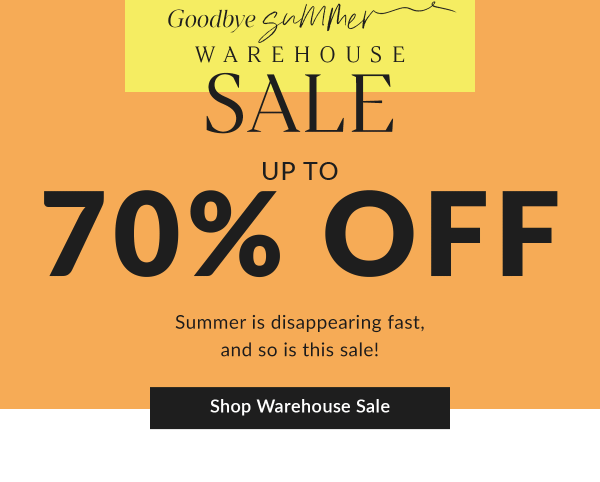 Shop Warehouse Sale