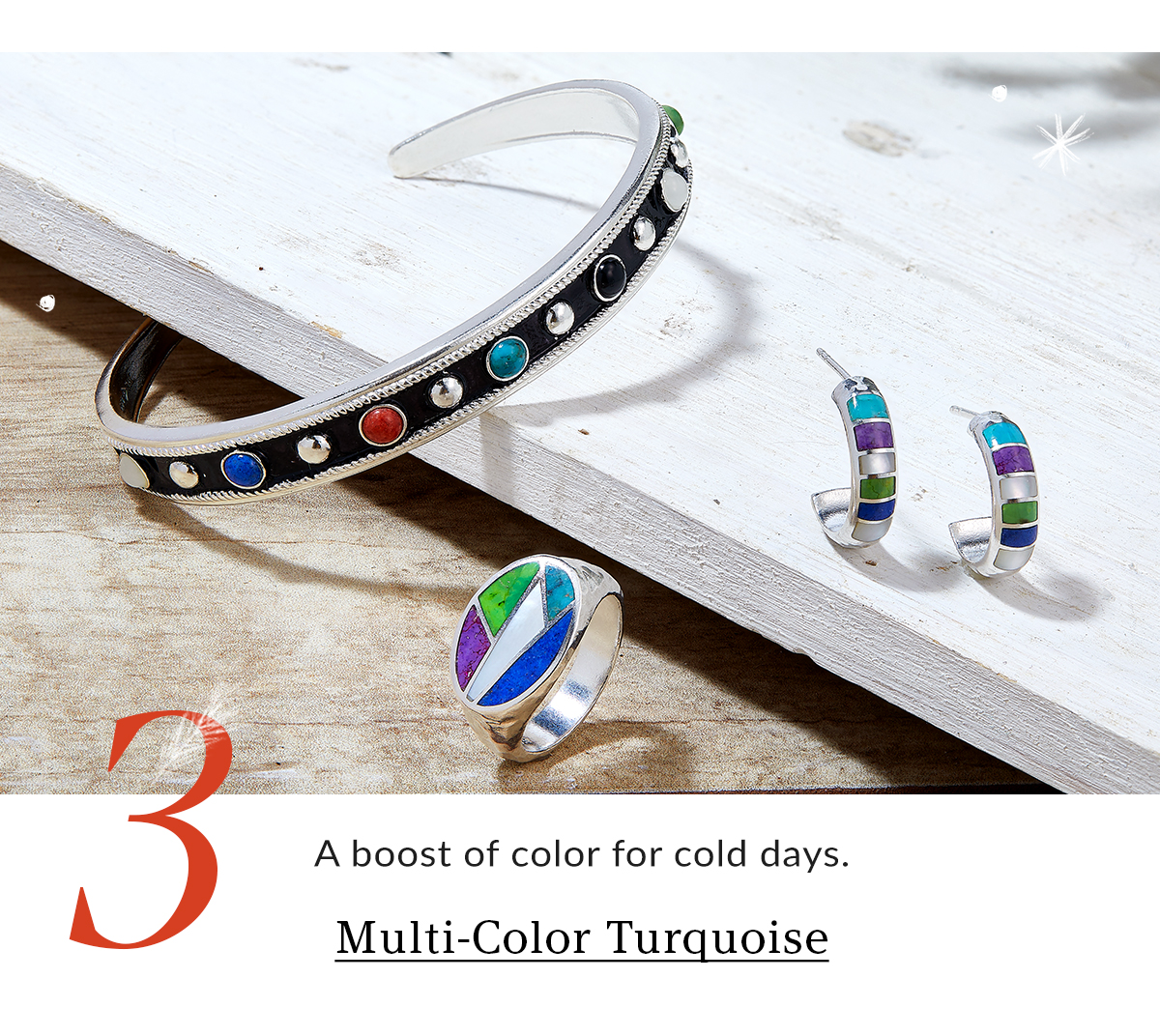 3. Multi-Color Turquoise