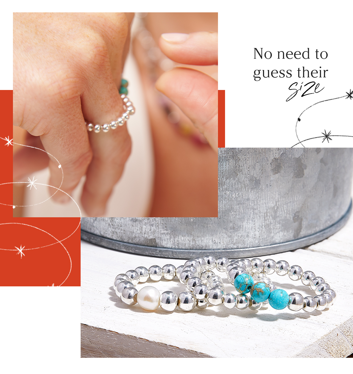 Stretch Bracelets & Rings