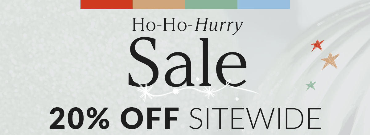 20% OFF SITEWIDE