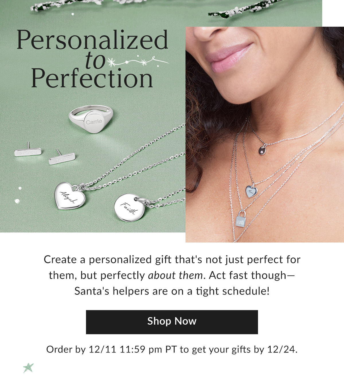 Last Chance to Order Personalized