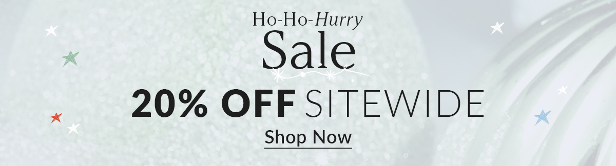 20% OFF SITEWIDE